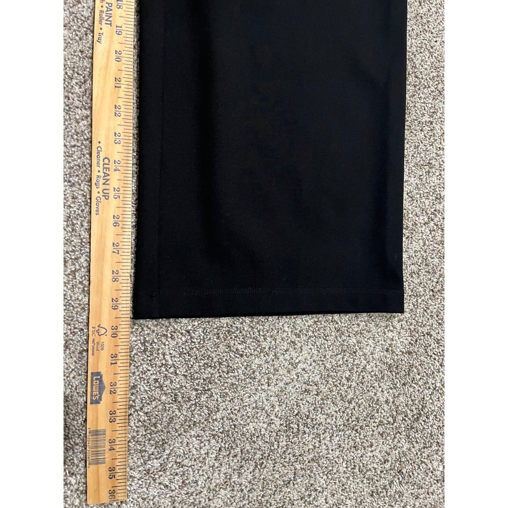 Eileen Fisher Black Tencel Blend Wide Leg Crop Pants Womens Size Large TJX - Picture 3 of 8